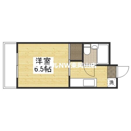 木梨第一コーポの物件間取画像